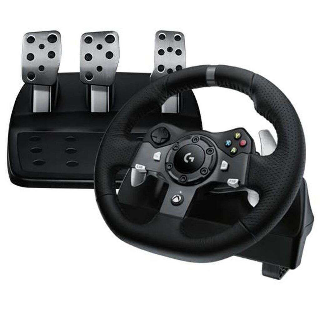  Logitech G920 Driving Force Racing Wheel and Floor Pedals, Real  Force Feedback, Stainless Steel Paddle Shifters, Leather Steering Wheel  Cover for Xbox Series X