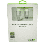 GIZZU HIGH SPEED V2.0 HDMI 1.8M CABLE WITH ETHERNET 1