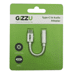 GIZZU USB-C TO AUDIO ADAPTER – WHITE
