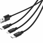 ORICO 3IN1 1XLIGHTNING1XUSB-C1XMIRCO USB 1.2M CHARGESYNC CABLE – BLACK3