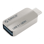 ORICO USB TYPE-C TO USB-A 3.1 CHARGESYNC ON THE GO ADAPTER – SILVER