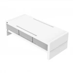 Orico 14cm Monitor Stand Riser White With Grey Drawers 3