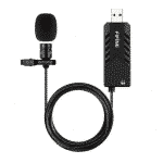 Fifine K053 Clip-On USB Condenser Lavalier Lapel Microphone With Sound Card1