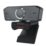 Redragon HITMAN GW800 1080P Black Webcam with a clip-on stand3
