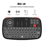 Rii Bluetooth 4.0 Wireless Keyboard Mini2