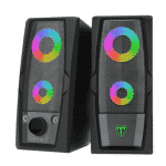 T-Dagger T-TGS550 2 X 3W 3.5mm RGB Speakers – Black 2