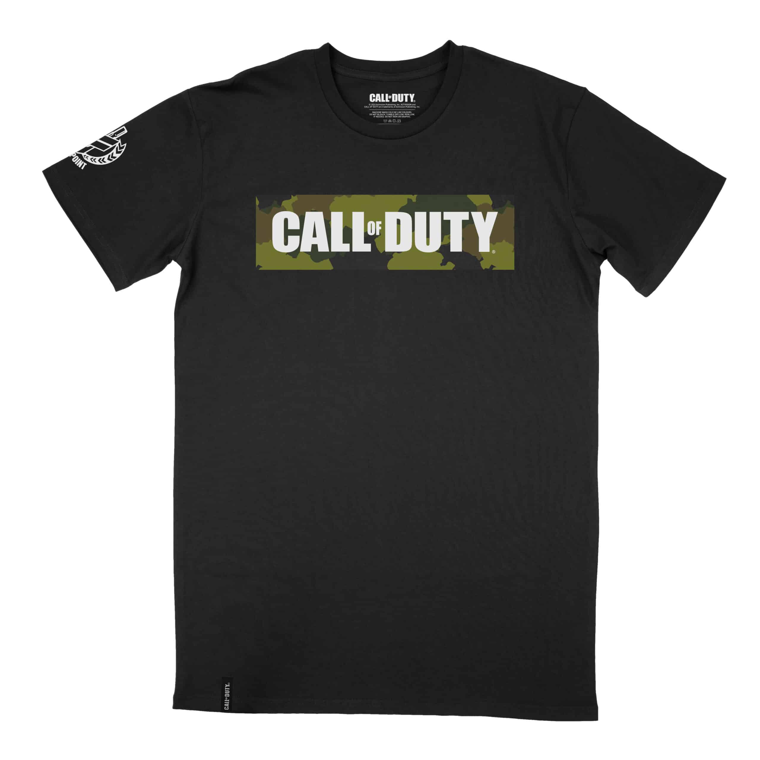 Buy Call of Duty - Camo Logo Men's T-Shirt (Black) - Best Deals in ...
