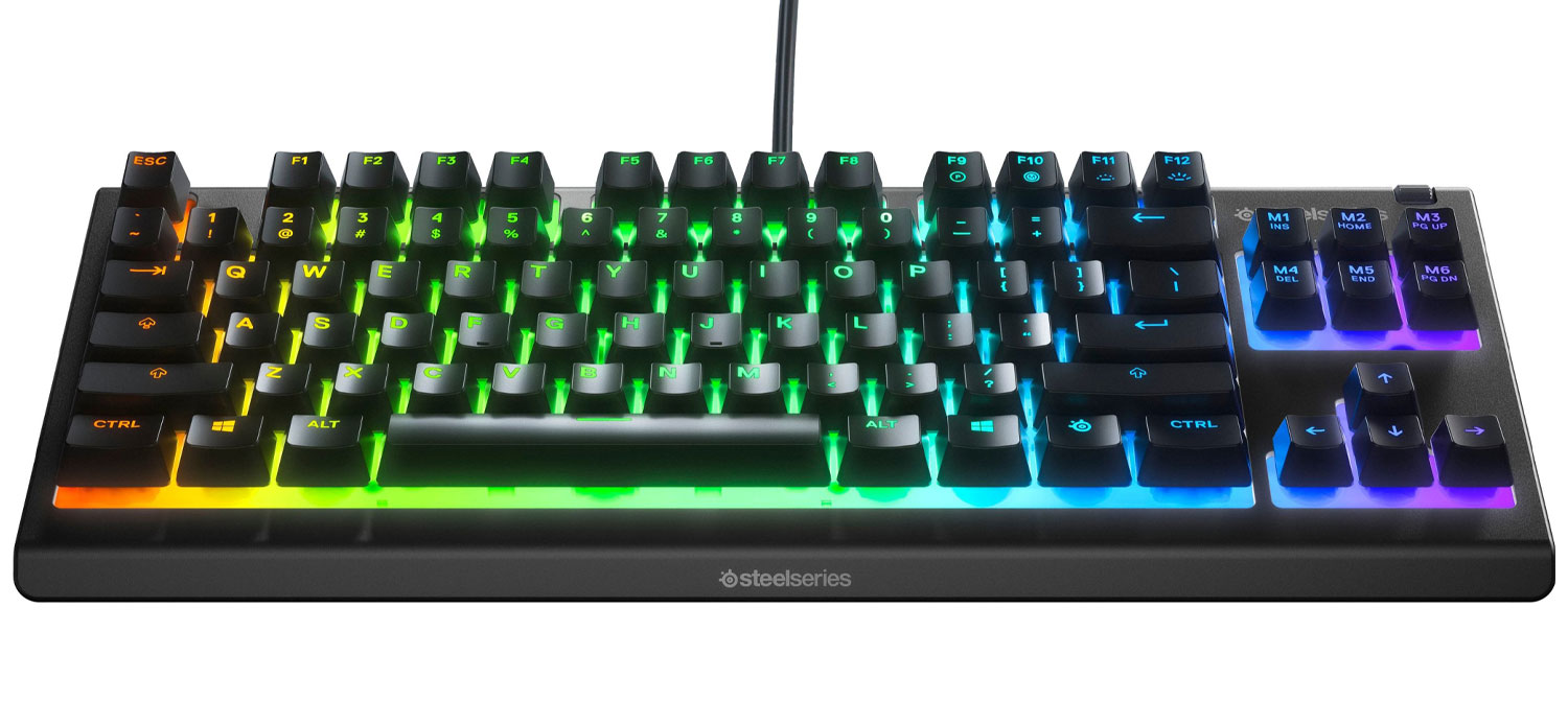 SteelSeries Apex 3 TKL Wired Gaming Keyboard for PC