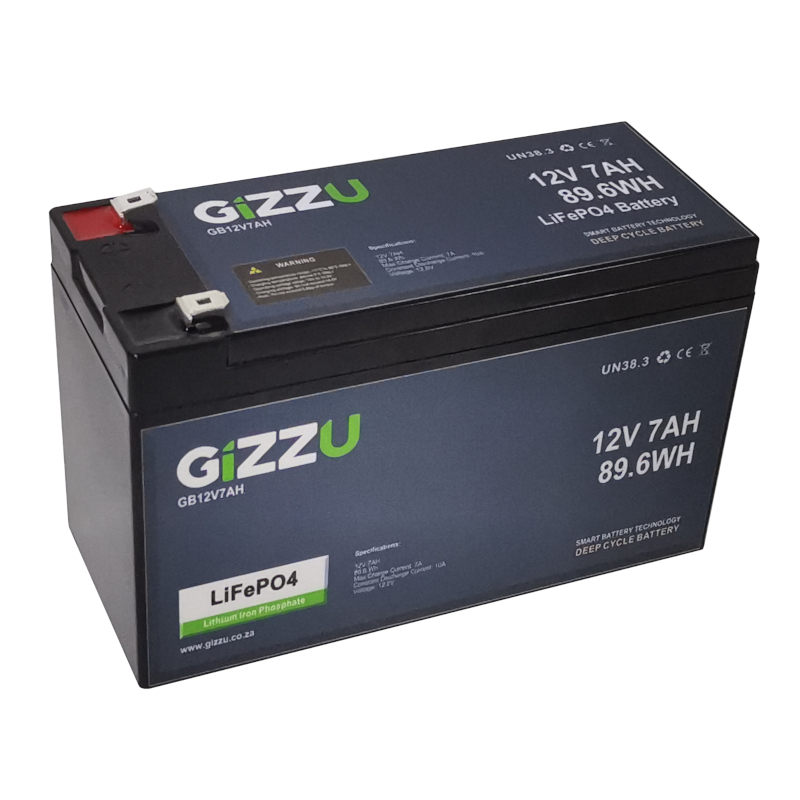Buy Gizzu 12v 7ah Lithium Ion Battery Best Deals In South Africa Amptek