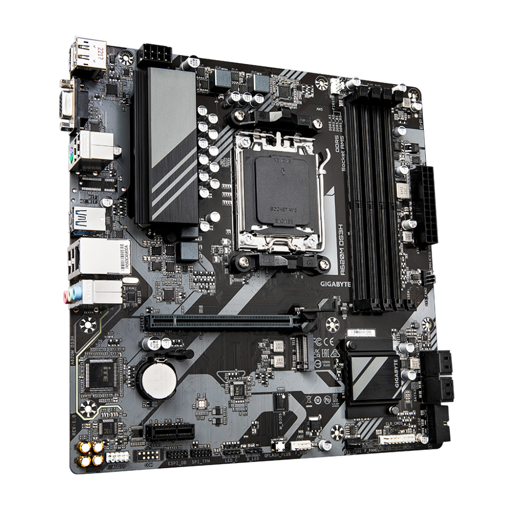 Buy Gigabyte A620M DS3H AMD Socket AM5 Micro-ATX Motherboard - Best ...